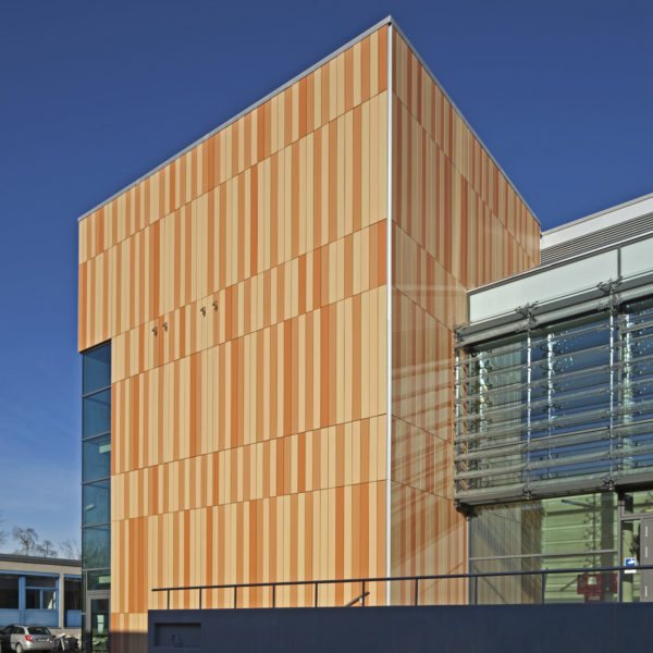 Radiochemie Garching Ziegel Fassade