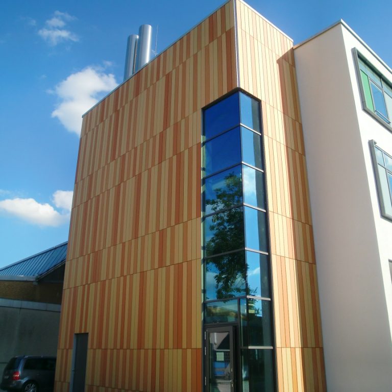 Radiochemie Garching Ziegel Fassade