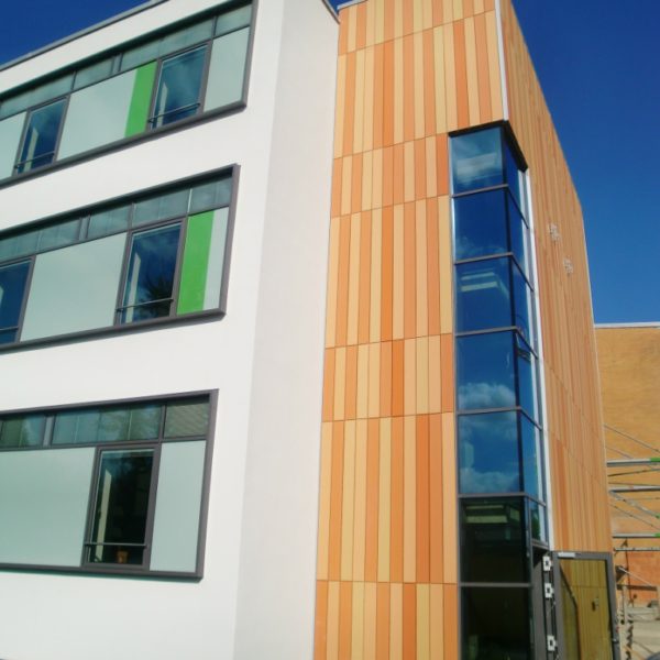 Radiochemie Garching Ziegel Fassade