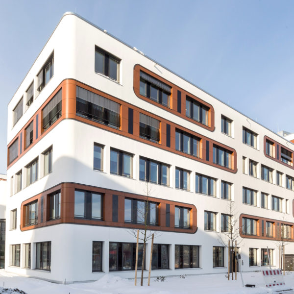 Domakstr. Putz und Aluminium Verbundmaterial Fassade Alucobond