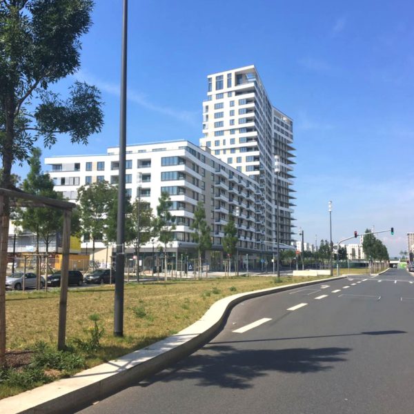 Prädium Frankfurt Hinterlüftete Faserzement Fassade Eternit Textura