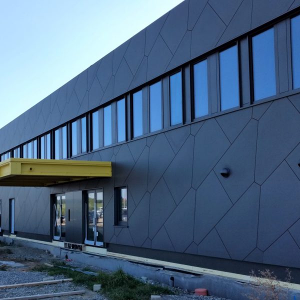 Heeresflugplatz, Niederstetten hinterlüftete Faserzement Fassade Eternit Pictura